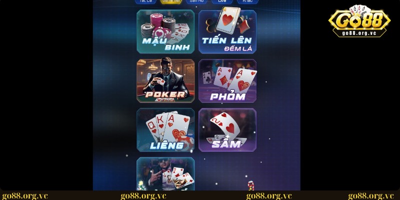 Danh sách game bài Win79 được thành viên yêu thích chinh phục